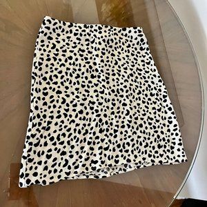 Reformation Mini Skirt Size